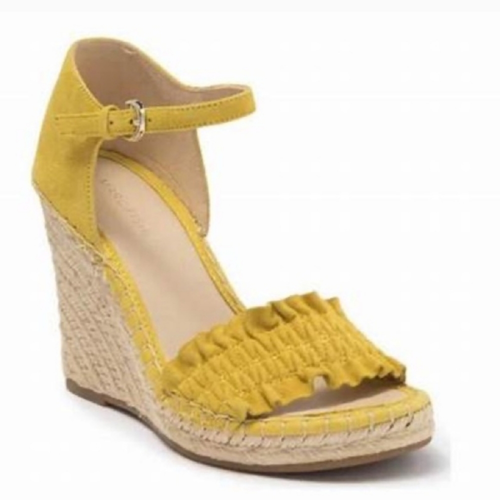 Marc Fisher Kadria Yellow Espadrilles